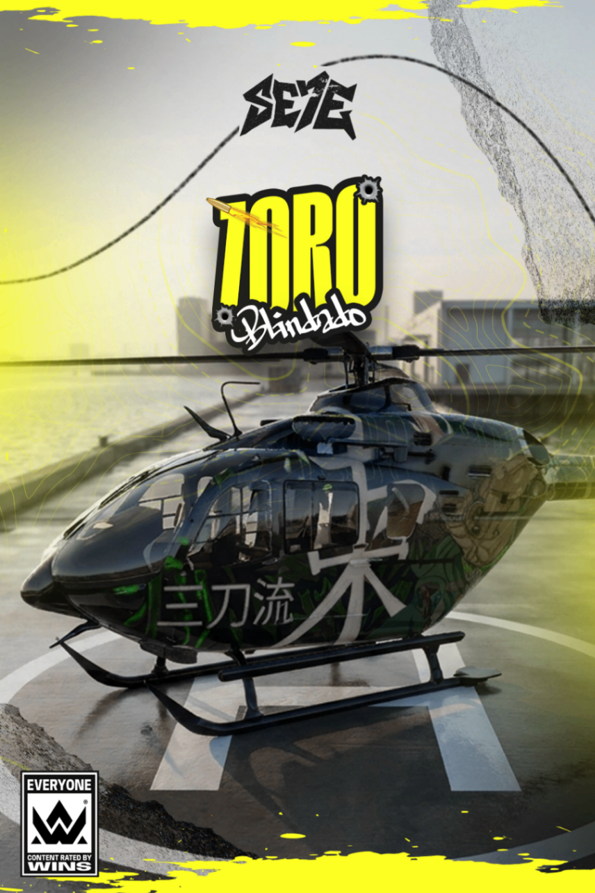 Helicóptero Zoro - (16 Tiros) (WIPE) (1000 KG)