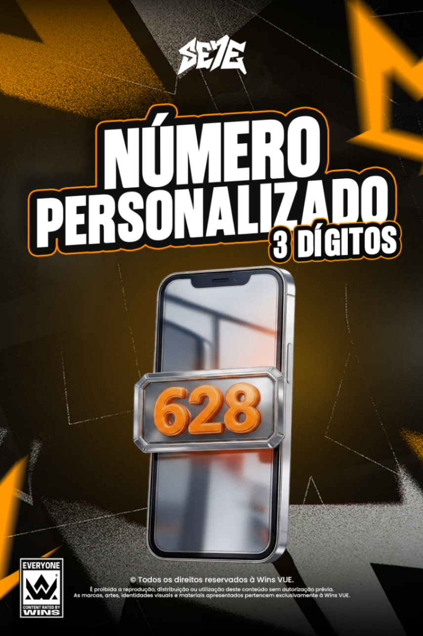 Número personalizado 3 dígitos