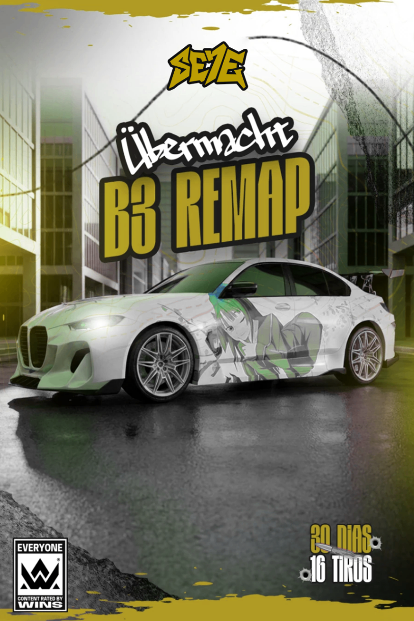 Übermacht B3 Remap (16 Tiros) (30 Dias)
