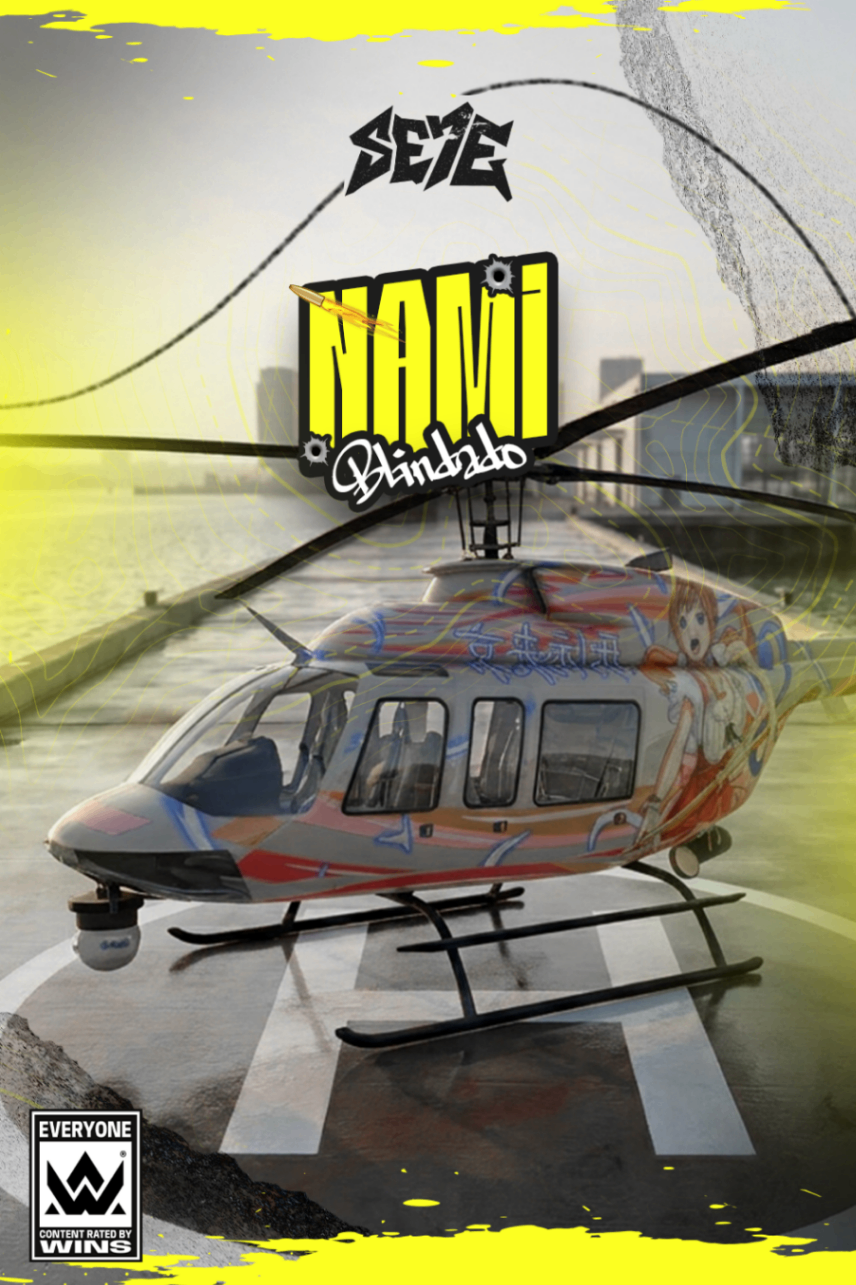Helicóptero Nami - (16 tiros) (WIPE) (1000 KG)