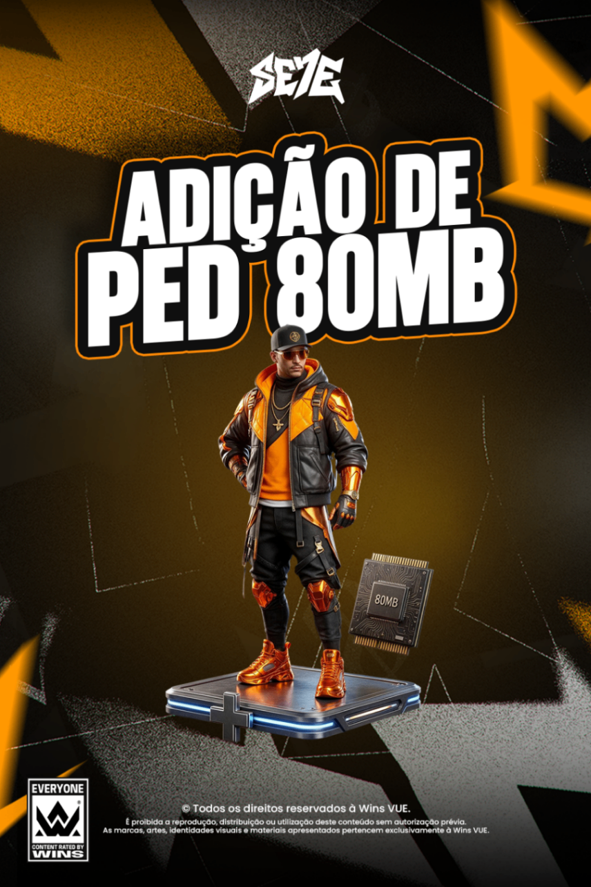 Adição Ped (Até 80mb)