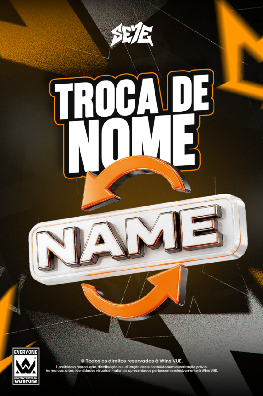 Troca de nome